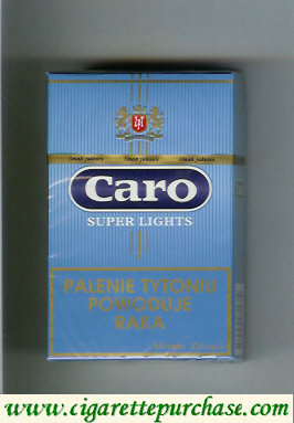 Caro Super Lights cigarettes